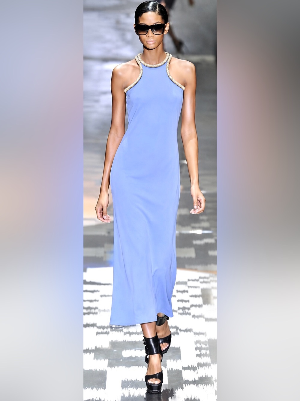 GUCCI Haute Couture 2015 Runway Collection Diamante Sleevess Tube Maxi Dress - Picture 3 of 16